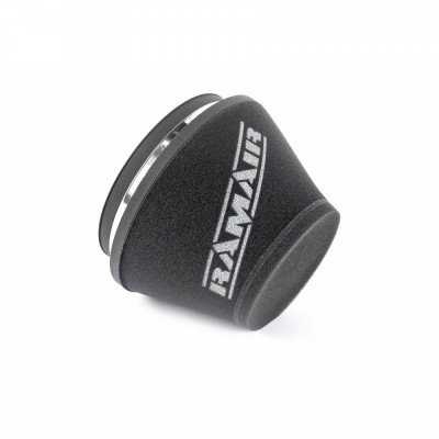 Ramair 83mm (3.25inch) ID Neck Medium Cone Air Filter with Velocity Stack and Coupling