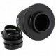 Ramair Foam 70 - 90mm (2.75inch - 3.5inch) ID Neck Polymer Base Neck Cone Air Filter with Reducing Rings