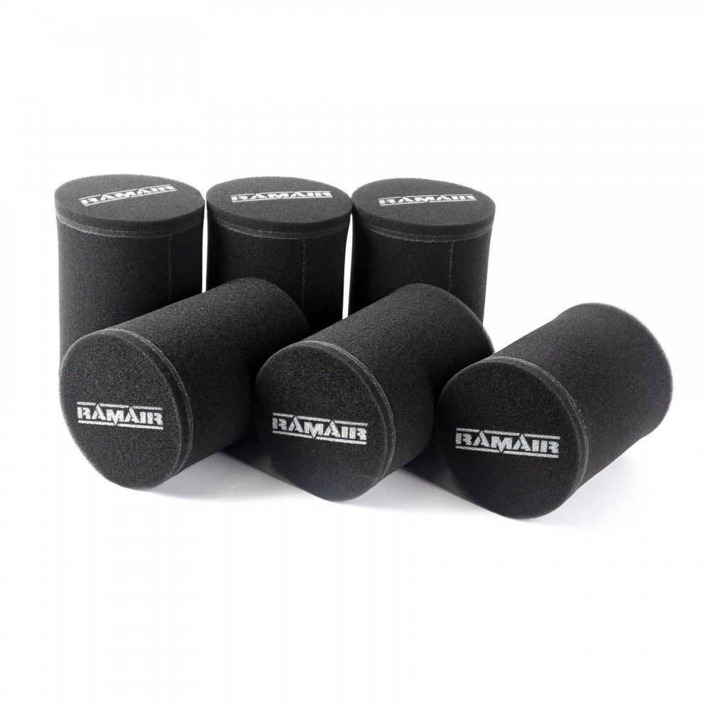 Carb Sock Foam Air Filters 2x 75mm - Short