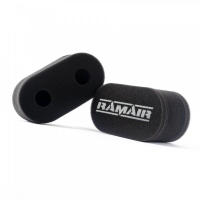 Carb Sock Foam Air Filters Caged 2x 75mm - Short