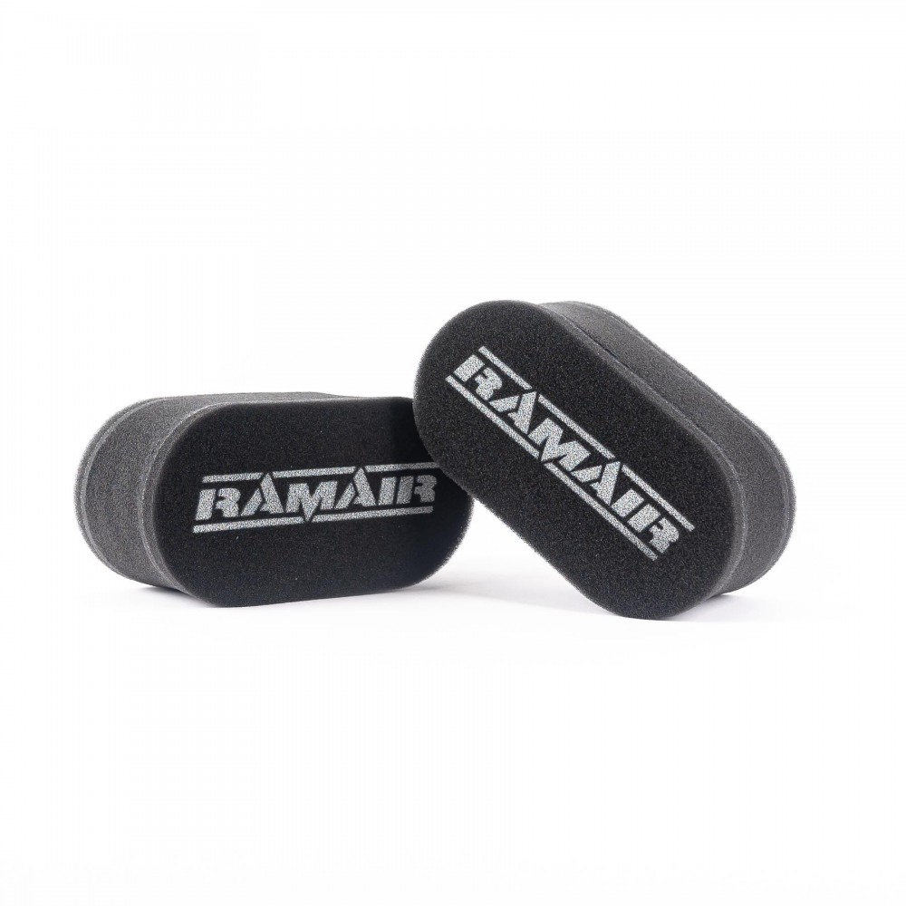 Carb Sock Foam Air Filters Caged 2x 84mm - Medium
