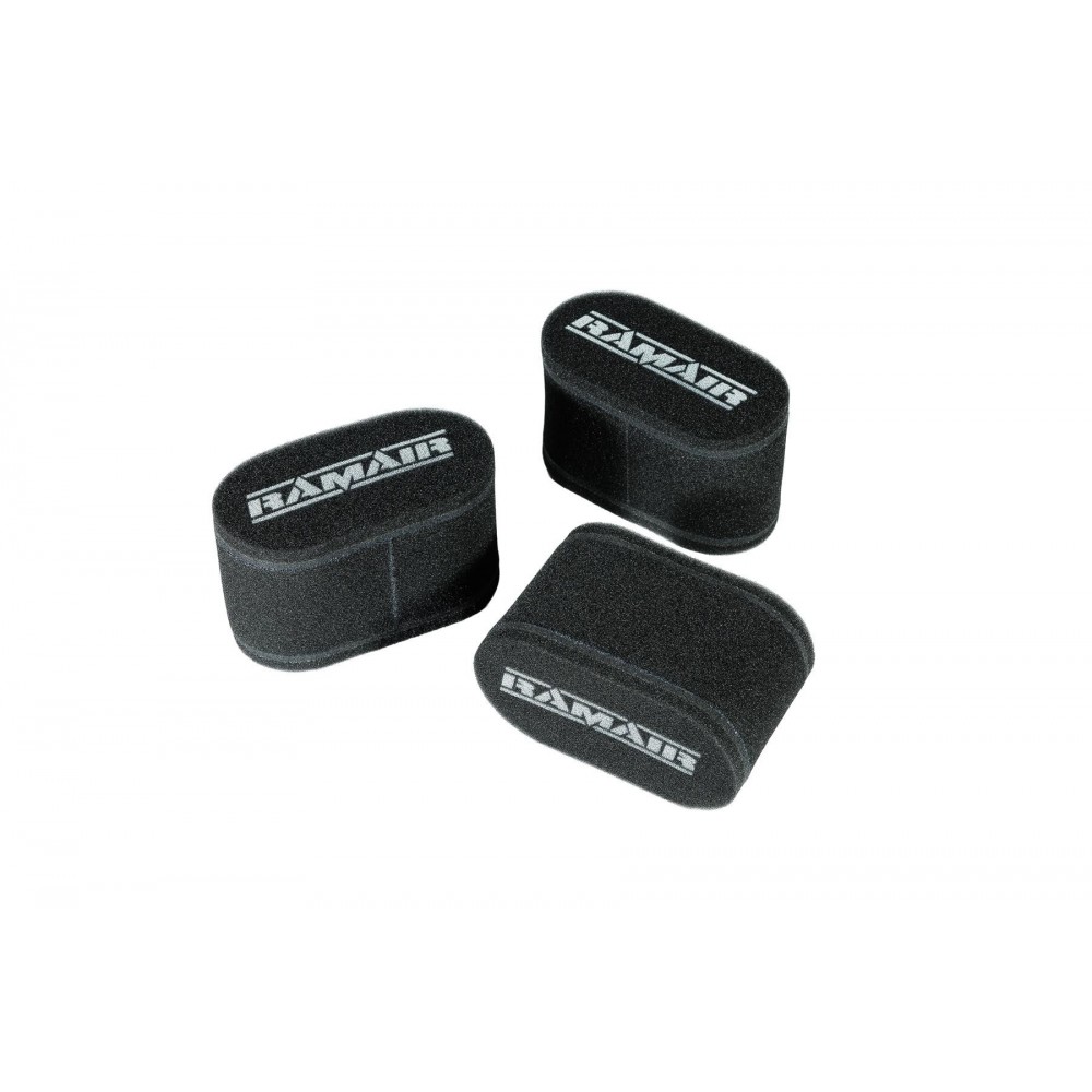 Carb Sock Foam Air Filters Caged 3x 115mm - Tall