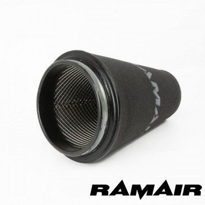 FB-101-BK - 70mm OD Neck - Polymer Base Neck Cone Air Filter