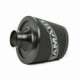 Ramair Foam Jet Stream Large Cone Air Filter 70mm (2.75inch) OD Black with Silicone Coupler