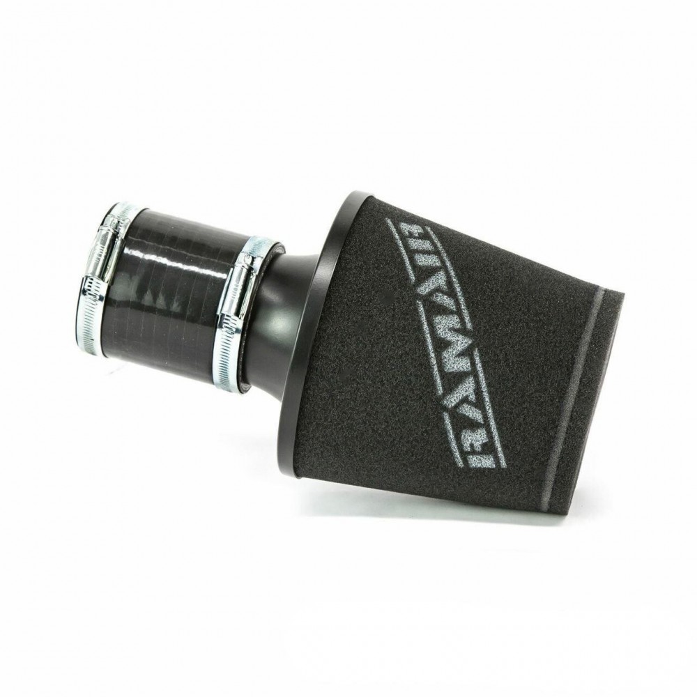 Ramair Small Foam Filter Aluminium Base 70mm (2.75inch) OD Silver