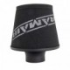Ramair Large Foam Filter Aluminium Base 80mm (3.1inch) OD Black with Silicone Coupler
