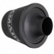 Ramair Large Foam Filter Aluminium Base 80mm (3.1inch) OD Black with Silicone Coupler