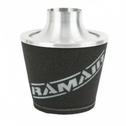Ramair Large Foam Filter Aluminium Base 100mm (3.9inch) OD Black
