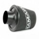 Ramair Large Foam Filter Aluminium Base 100mm (3.9inch) OD Black with Silicone Coupler
