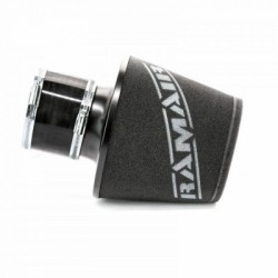 Ramair Large Foam Filter Aluminium Base 100mm (3.9inch) OD Orange