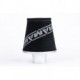 Ramair Foam Jet Stream Medium Cone Air Filter 70mm (2.75inch) OD Silver with Silicone Coupling