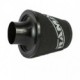 Ramair Medium Foam Filter Aluminium Base 80mm (3.1inch) OD Black with Silicone Coupler