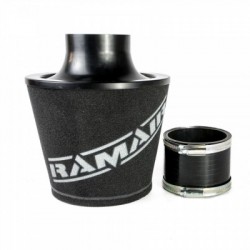 Ramair Large Foam Filter Aluminium Base 90mm (3.5inch) OD Orange