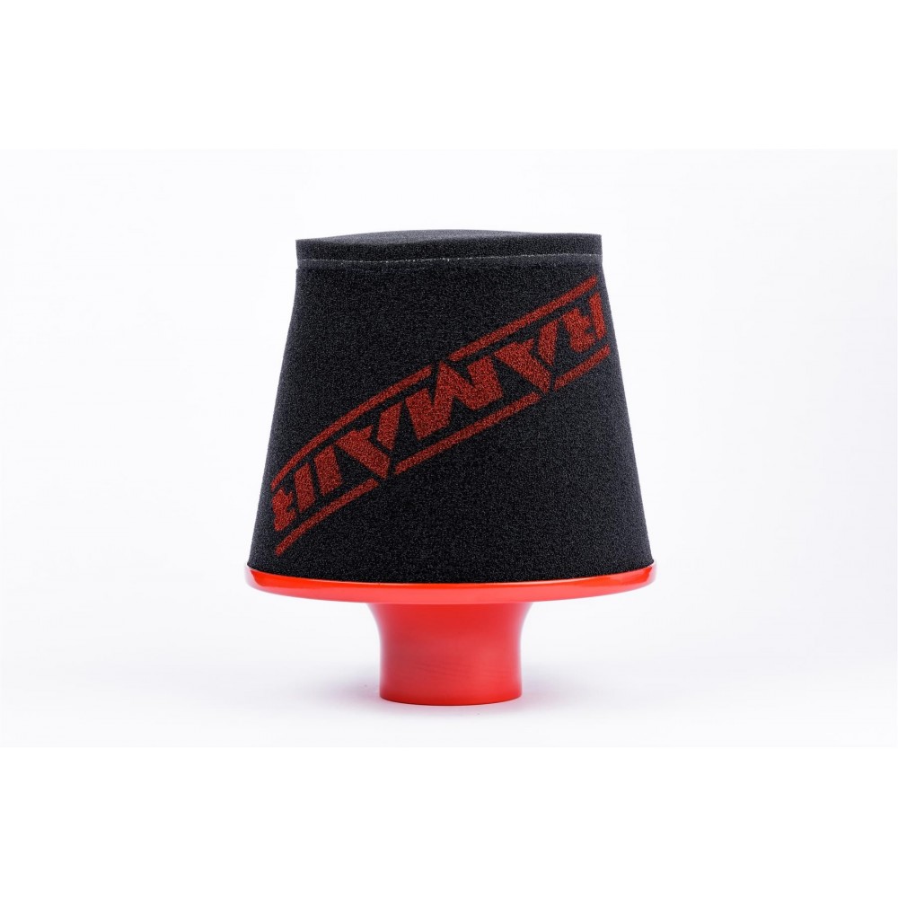 Ramair Foam Performance Universal Air Intake Large Filter Coupler - 90mm (3.5inch) Red