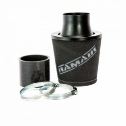Ramair Small Foam Filter Aluminium Base 80mm (3.1inch) OD Black