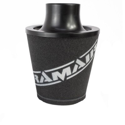 Ramair Foam Jet Stream Small Cone Air Filter 90mm (3.5inch) OD Silver