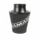 Ramair Foam Jet Stream Medium Cone Air Filter 100mm (3.9inch) OD Black with Silicone Coupler