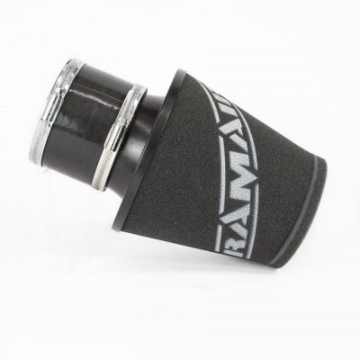 Ramair Foam Performance Universal Cone Air Medium Filter Coupler - 100mm (3.9inch) Silver