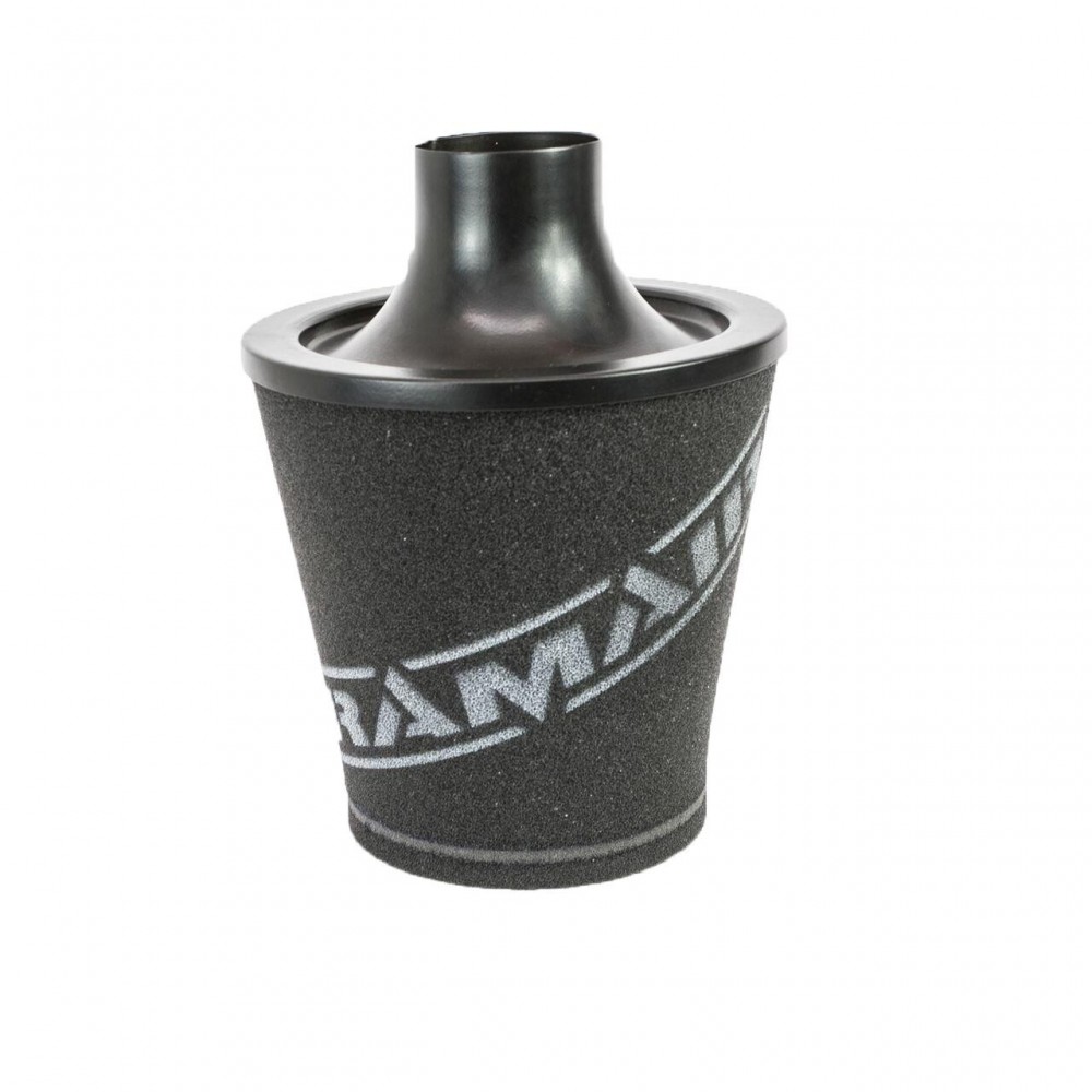 Ramair Foam Jet Stream Medium Cone Air Filter 60mm (2.3inch) OD Silver